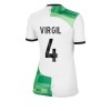 Camiseta de fútbol Liverpool Virgil 4 Segunda Equipación 23-24 - Mujer